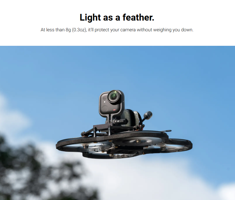 GO Ultra Action Mount - Khung hỗ trợ gắn phụ kiện cho Insta360 Go Ultra