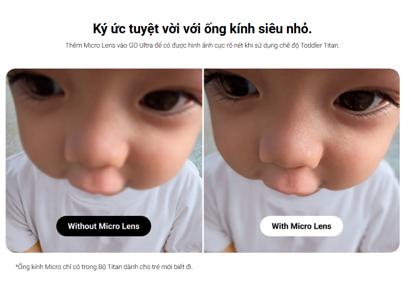 Toddler Titan Kit GO Ultra - Ngàm kẹp nón góc nhìn thú vị em bé