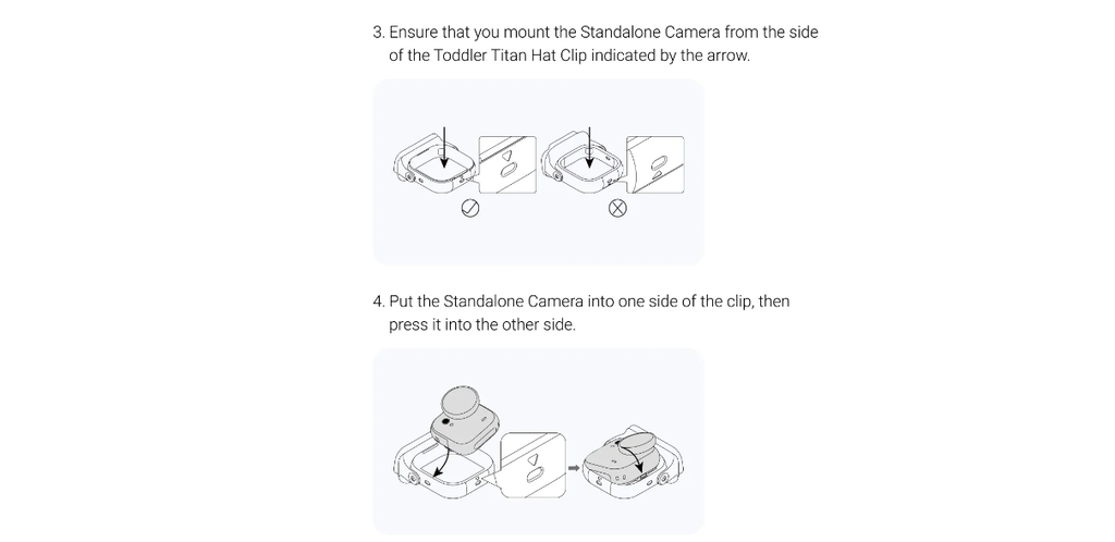 Toddler Titan Kit GO Ultra - Ngàm kẹp nón góc nhìn thú vị em bé