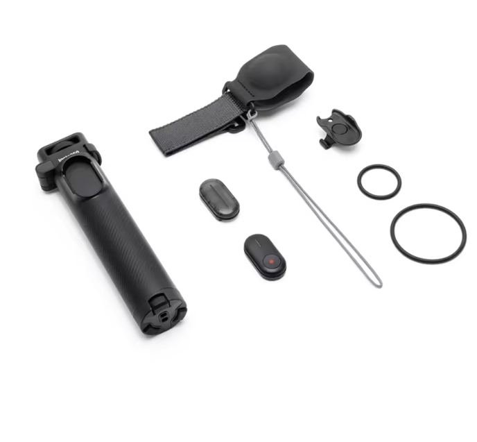 Gậy 2in1 gấp gọn tích hợp remote Insta360 X4 kéo dài 58cm có chân đứng