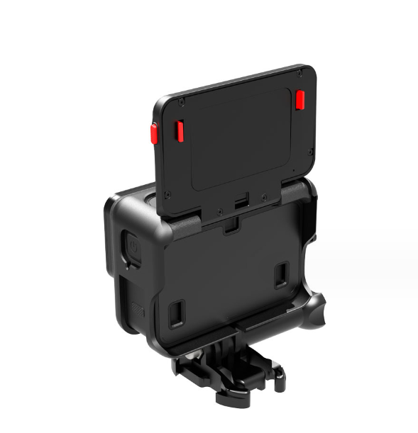 Khung bảo vệ Insta360 Ace / Ace Pro có ngàm gắn mic đèn