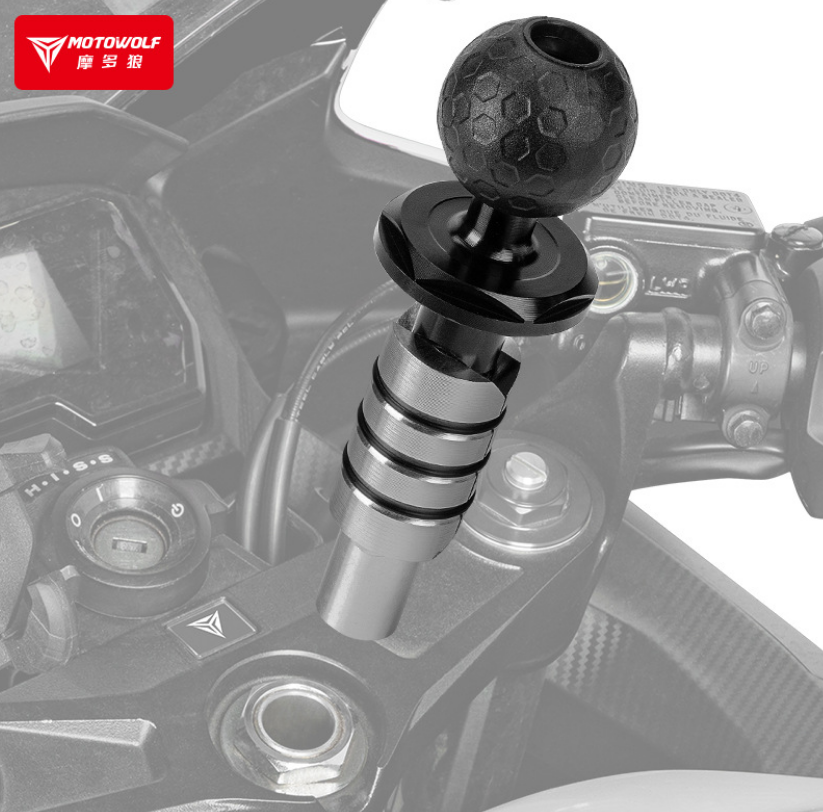 Giá đỡ gắn chảng ba bi 25mm ghi đông xe máy moto hỗ trợ gắn nhiều thiết bị