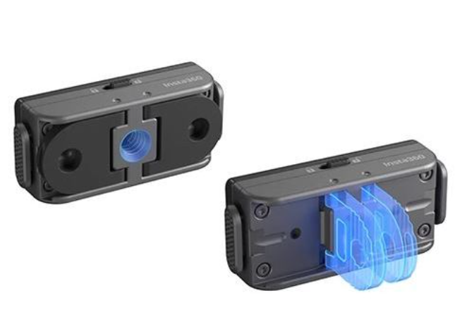 Bộ phụ kiện gắn Mic Adapter hỗ trợ Insta360 Ace Ace Pro nhanh chóng thuận tiện - Hàng Chính Hãng