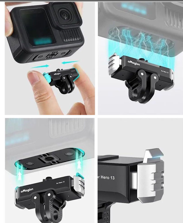 Ngàm thao tác nhanh aMagisn cho Gopro 13 Black