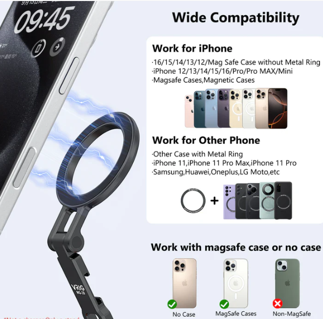 Giá đỡ Vrig MG 28/29 gắn điện thoại lên máy ảnh dễ dàng điều chỉnh nhiều góc