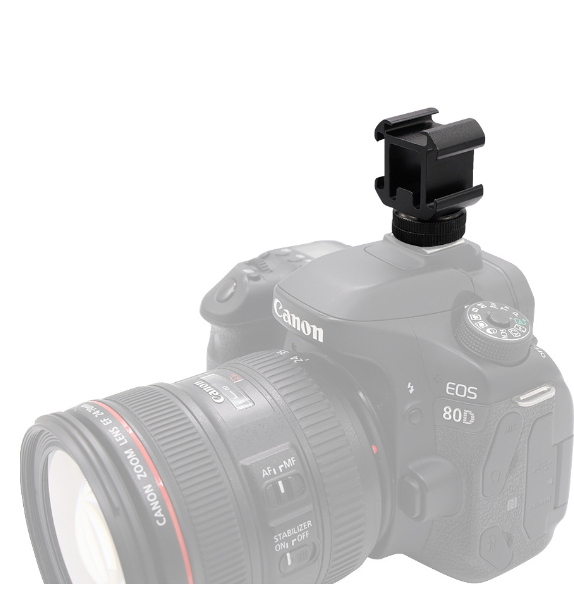Ngàm gắn 3 chân mở rộng cho máy ảnh, đèn flash, micro và monitor