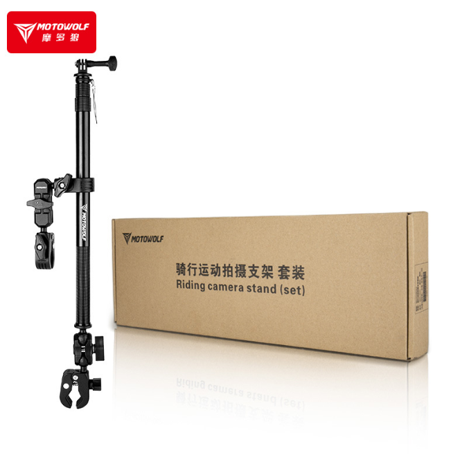 Bộ kẹp Motowolf MDL 3531 gắn Actioncam Insta360  Gopro Actioncam hợp kim nhôm