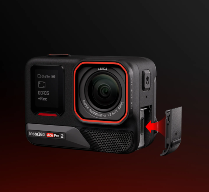 Nắp cổng sạc Insta360 Ace Pro/ Pro 2 thay thế nắp máy - USB Cover for Insta360 Ace Pro 2