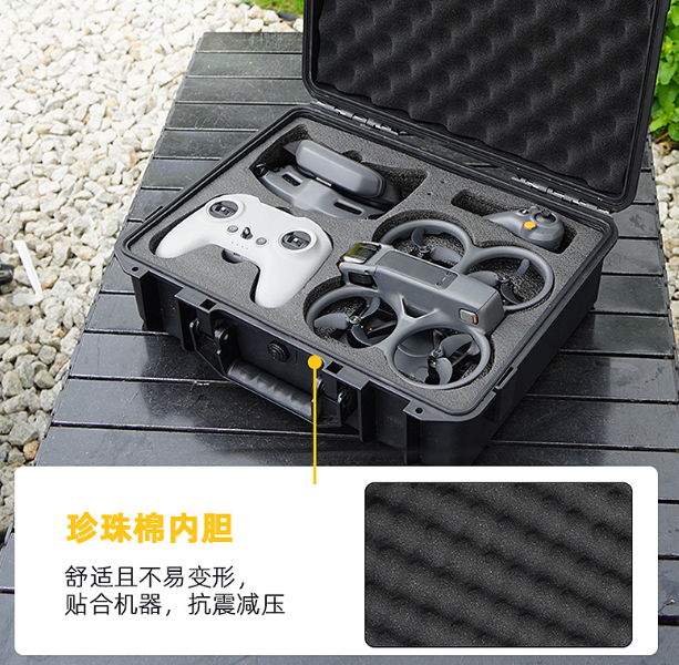 Vali Hộp đựng phụ kiện DJI Avata 2 chống sốc cực kì gọn gàng Kính, tay điều khiển