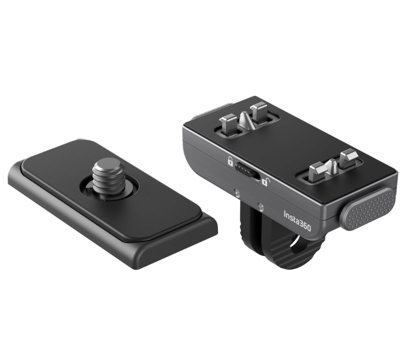 Bộ phụ kiện gắn Mic Adapter hỗ trợ Insta360 Ace Ace Pro nhanh chóng thuận tiện - Hàng Chính Hãng