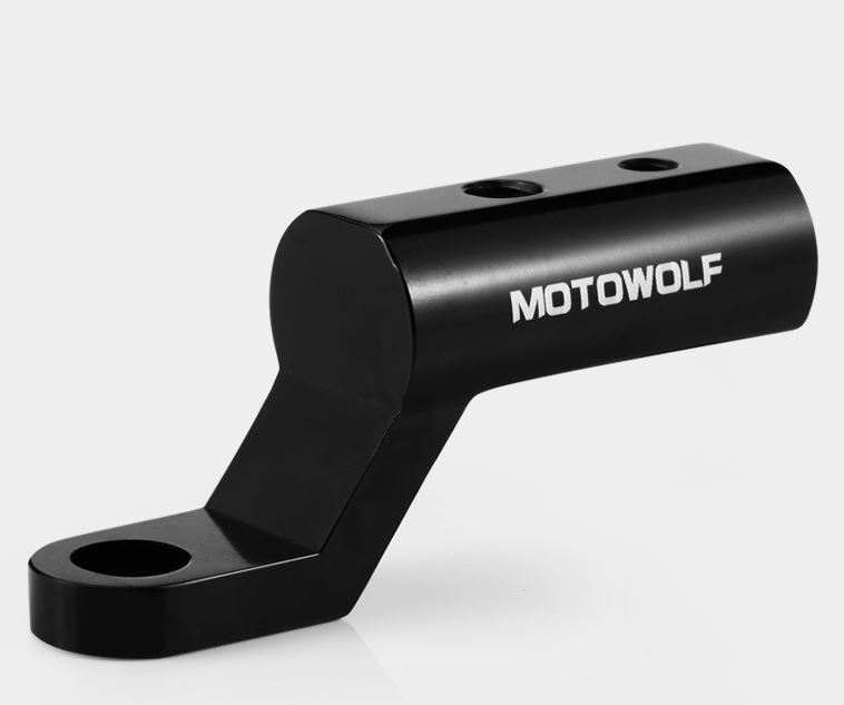 Pát Nhôm Mở Rộng CNC Gắn Chân Gương MOTOWOLF