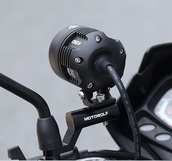 Pát Nhôm Mở Rộng CNC Gắn Chân Gương MOTOWOLF