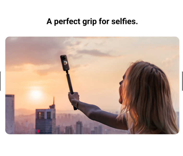 Gậy tàng hình Insta360 One X2 X3 X4 kéo dài 70cm Chính Hãng