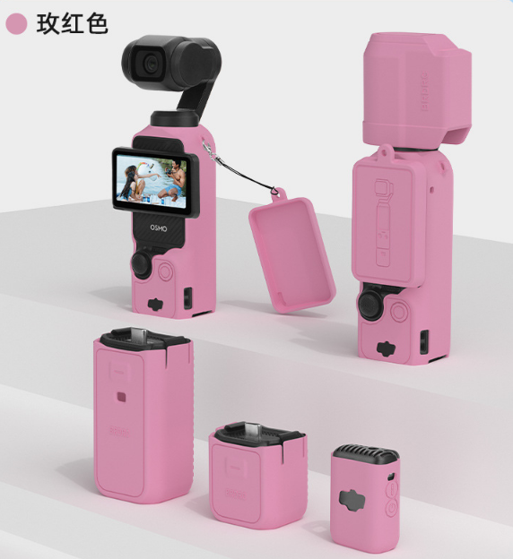 Silicon bảo vệ Osmo Pocket 3 đủ màu sắc chống rơi trầy máy