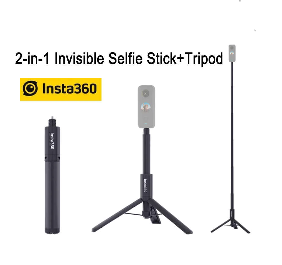 GẬY TÀNG HÌNH TÍCH HỢP TRIPOD 2 IN 1 INSTA360 - Insta360 2-in-1 Invisible Selfie Stick