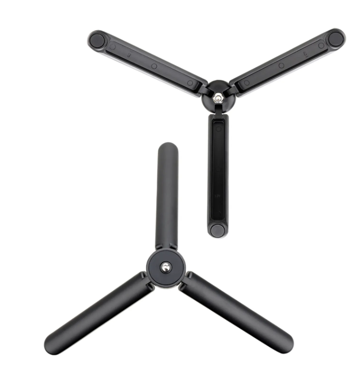 Tripod hợp kim nhôm gấp gọn bằng có ốc 1/4'' cho máy ảnh Gimbal