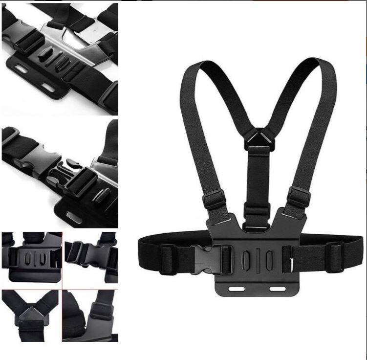 Dây đeo ngực gắn Gopro, Actioncam, điện thoại làm cam hành trình