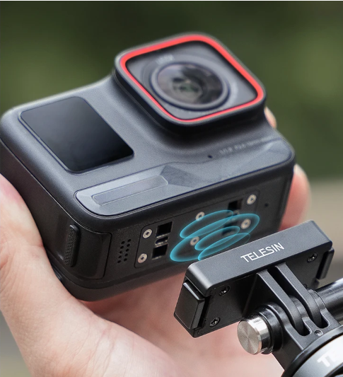 Đế nam châm Telesin Insta360 Ace Pro/ Pro 2 thay thế ngàm theo máy