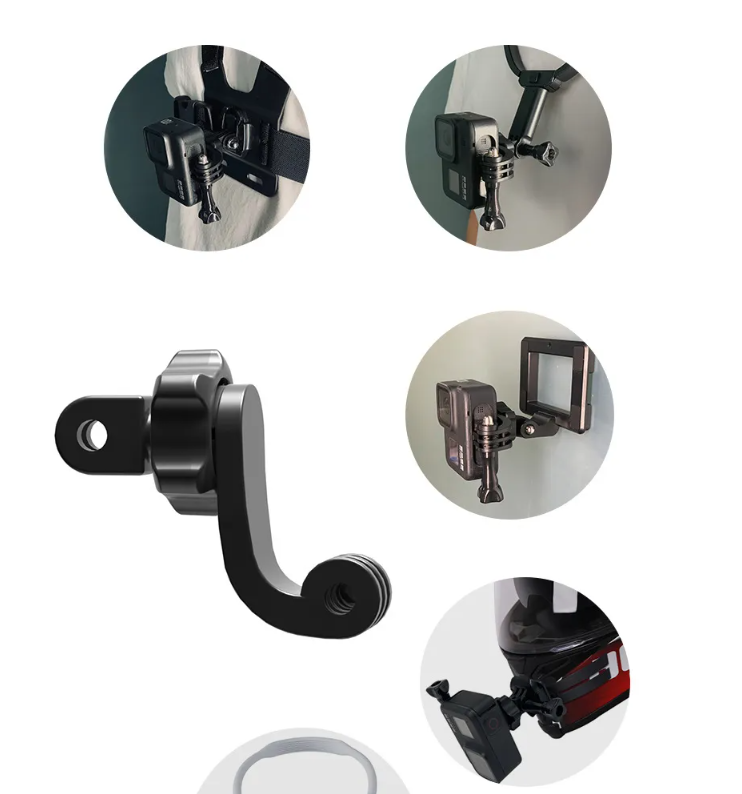 Mout xoay dọc Gắn Gopro có thể chỉnh được 0 - 360 độ