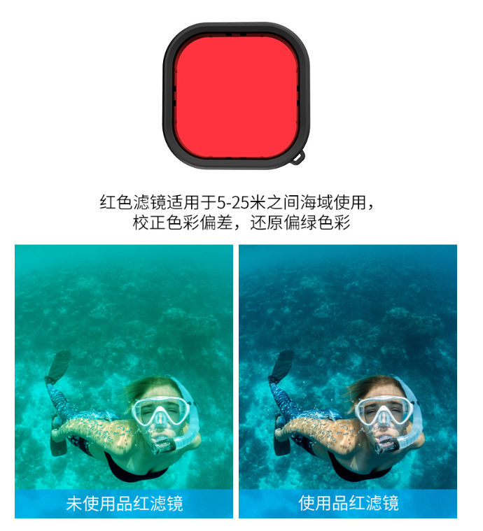 Khung chống nước TELESIN dành cho GoPro Hero 13 12 11 10 9 Black - Bản Combo