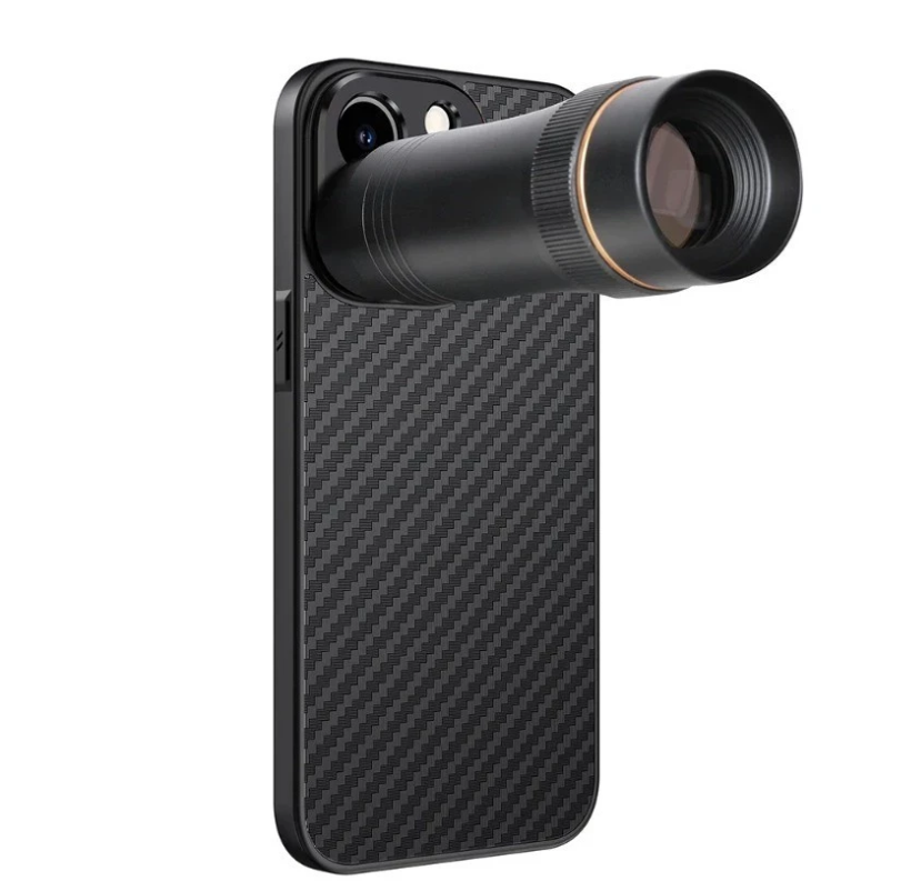 Ốp lưng Iphone tích hợp Ren 17mm hỗ trợ điện thoại gắn lens, ống kính hỗ trợ 17mm