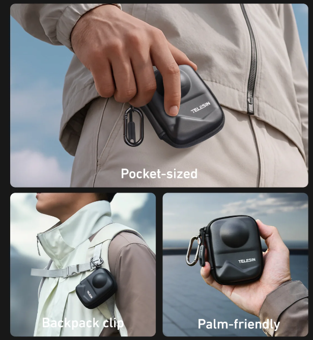 Túi Mini cho DJI Osmo 360 bảo vệ toàn diện tránh va đạp trầy xước