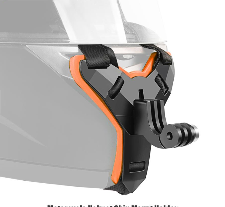 Bộ mount gắn máy quay hành trình lên cằm mũ, nón bảo hiểm fullface