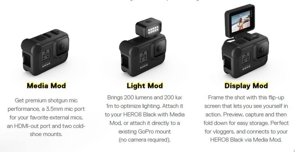 Media Mod cho Gopro 11 / Gopro 10 / Gopro 9 Black - Chính hãng