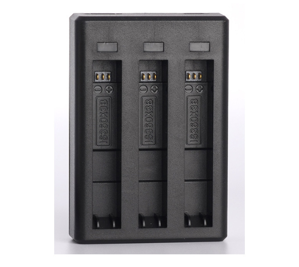 Pin và Dock sạc 3 khe dành cho Insta360 One X3