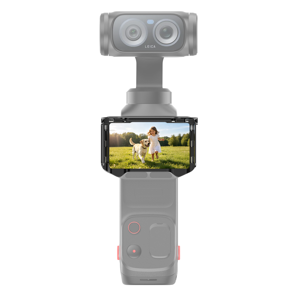 Nắp che nắng Vrig cho Insta360 Luna giúp nhìn rõ màn hình bảo vệ