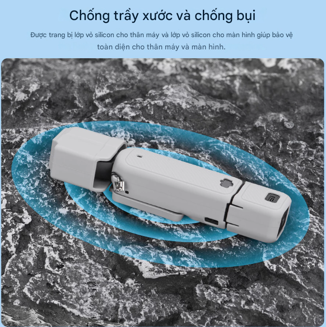 Silicon bảo vệ Osmo Pocket 3 đủ màu sắc chống rơi trầy máy