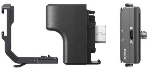 Bộ phụ kiện gắn Mic Adapter hỗ trợ Insta360 Ace Ace Pro nhanh chóng thuận tiện - Hàng Chính Hãng