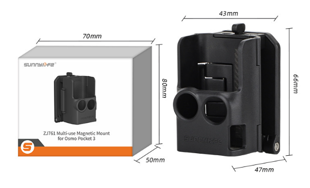 Giá đỡ nam châm dành cho Osmo Pocket 3 hít mạnh mẽ cố định góc quay