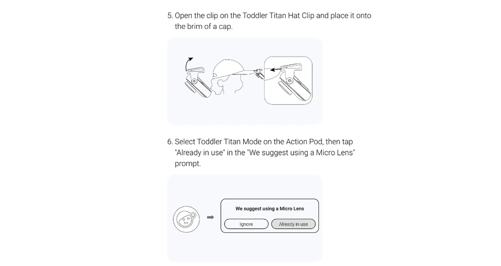 Toddler Titan Kit GO Ultra - Ngàm kẹp nón góc nhìn thú vị em bé