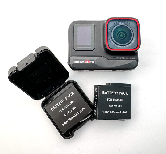 Dock sạc và Pin Insta360 Ace Ace Pro dung lượng cao thay thế pin theo máy
