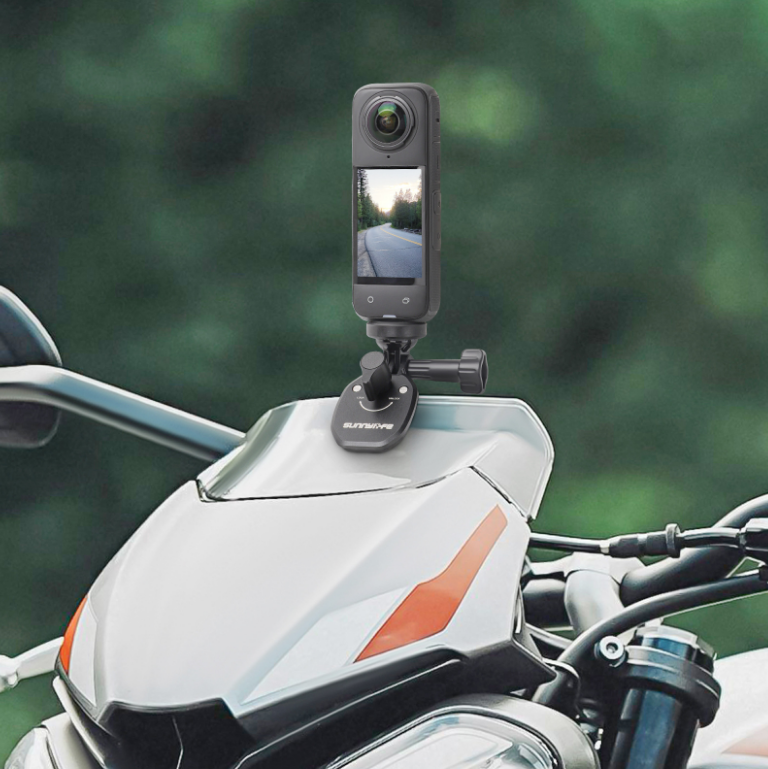 Kẹp kính chắn gió gắn Actioncam Gopro Insta360 Action dễ dàng