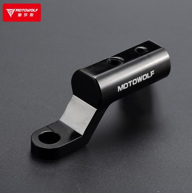 Pát Nhôm Mở Rộng CNC Gắn Chân Gương MOTOWOLF