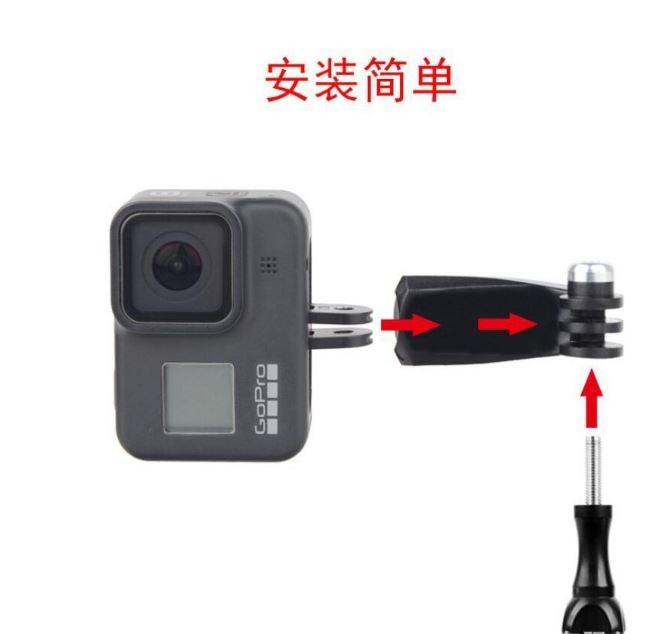 Mount gắn dọc GoPro cực kì tiện lợi, chắc chắn chuyển đổi khung hình