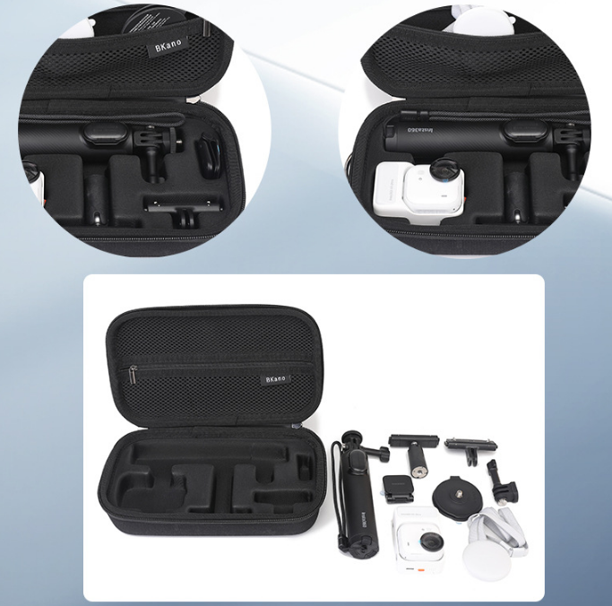 Túi đựng Insta360 Go Ultra chống sốc có ngăn từng phụ kiện