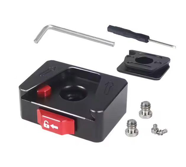 Ngàm CNC thao tác nhanh cho Actioncam Gopro Insta360 Osmo Action chắc chắn