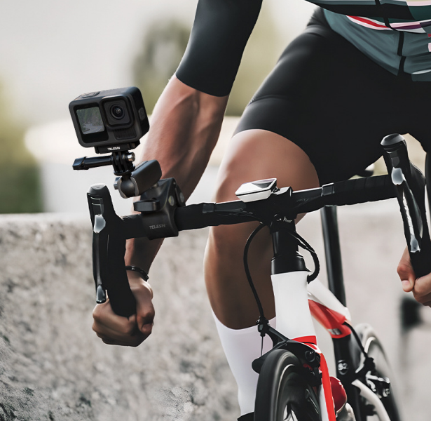 Ngàm kim loại Telesin Gopro 13 Black thao tác nhanh chắc chắn