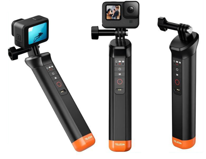 Tay cầm phao kiêm Remote bluetooth Gopro 13 12 11 10 9 8 Black hỗ trợ quay dưới nước