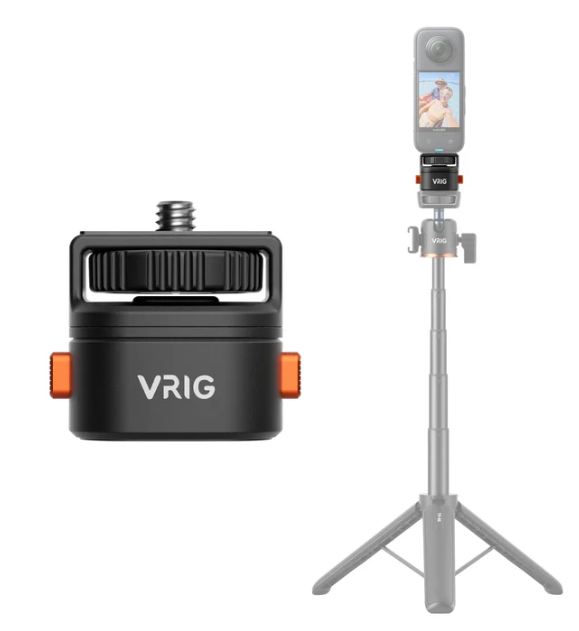 Ngàm Vrig AC 12 13 14 thao tác nhanh cho Actioncam Gopro Insta360 Osmo Action