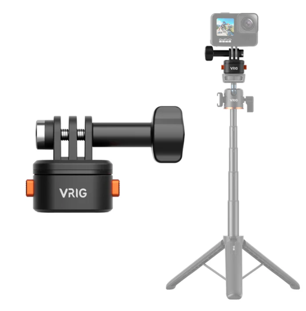 Ngàm Vrig AC 12 13 14 thao tác nhanh cho Actioncam Gopro Insta360 Osmo Action