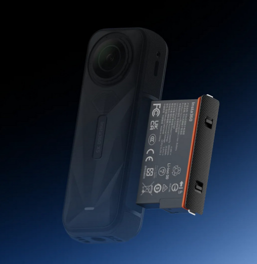 Hub sạc pin Insta360 X5 dung lượng 2400mAh sạc nhanh 2 khe pin