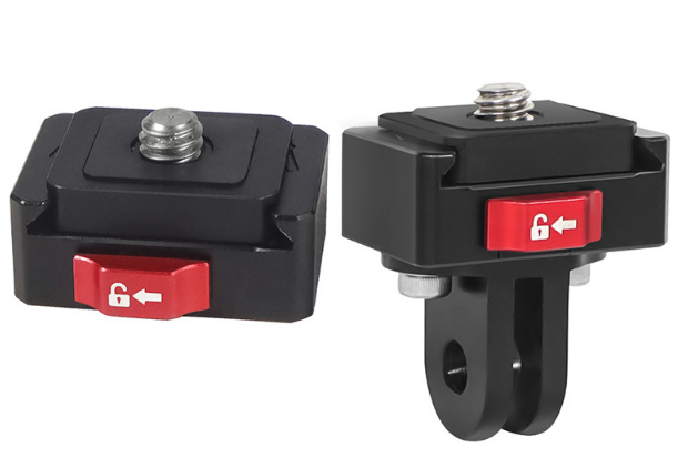 Ngàm CNC thao tác nhanh cho Actioncam Gopro Insta360 Osmo Action chắc chắn