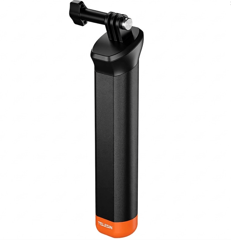 Tay cầm phao 2.0 Telesin gắn Actioncam giúp nổi trên bề mặt nước chống thất lạc