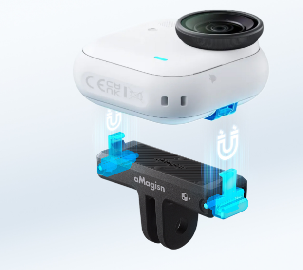 Ngàm Amagisn cho Insta360 Go Ultra hỗ trợ gắn nhiều phụ kiện