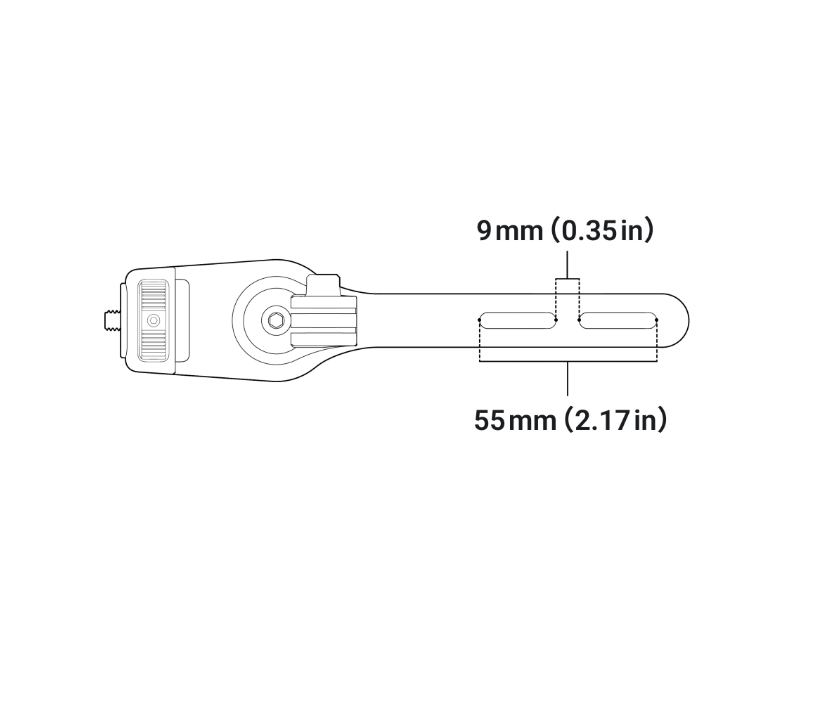 Phụ kiện gắn Ghi đông xe đạp gắn Insta360 X4 X3 X2 - Bike Computer Mount