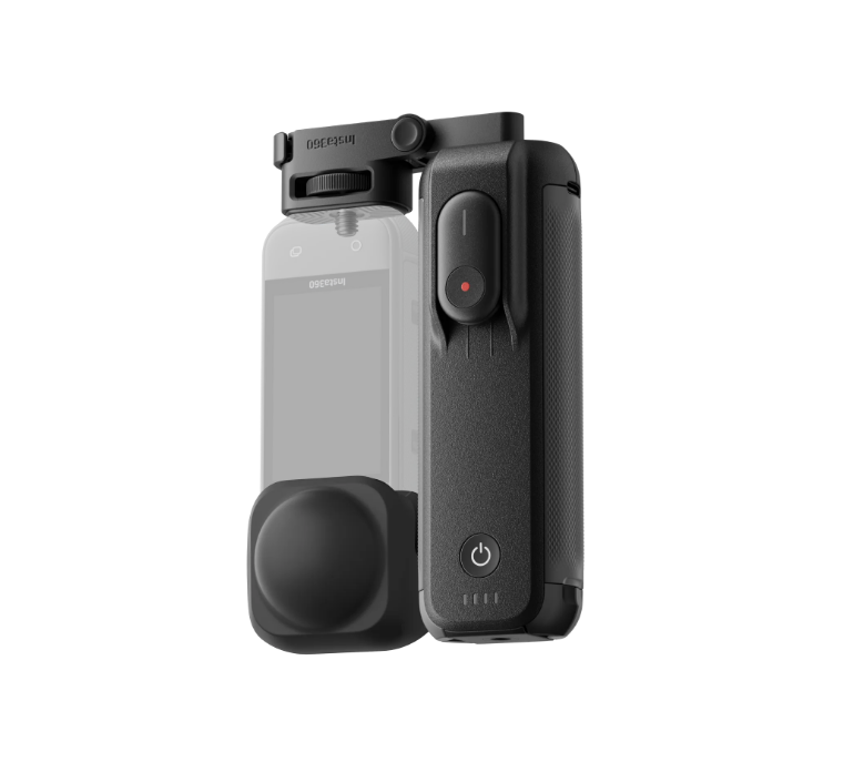 FOMO Power Handle Insta360 X5 X4 - Tay cầm sạc 6100mAh tích hợp Remote gấp gọn